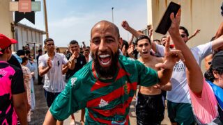Celebración en la calle tras la invasión de Ceuta de julio de 2026